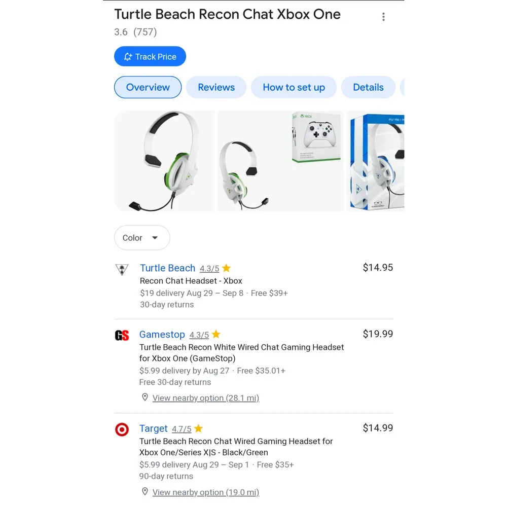 Turtle Beach product includes